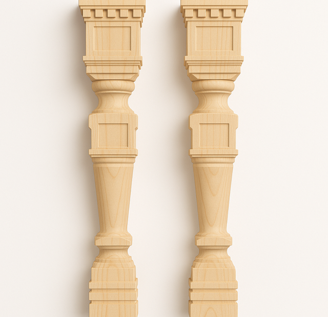 Square Carved Verandah Posts | Heritage Timber Columns – Classic Woodcraft