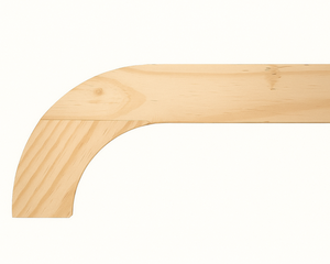 Curved timber verandah rafters (bullnose shape)
