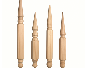 Timber roof finials for heritage homes