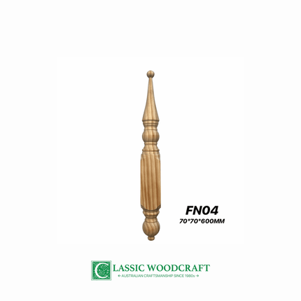 FN04, Timber Finial LOSP Treated Pine