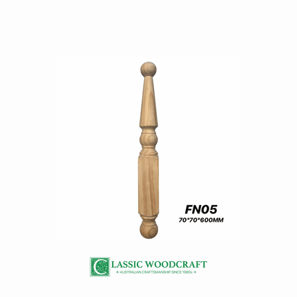 FN05, Timber Finial LOSP Treated Pine