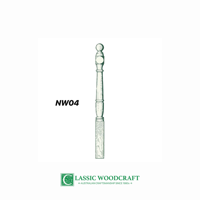 Newel Post NW04 — LOSP Treated Pine