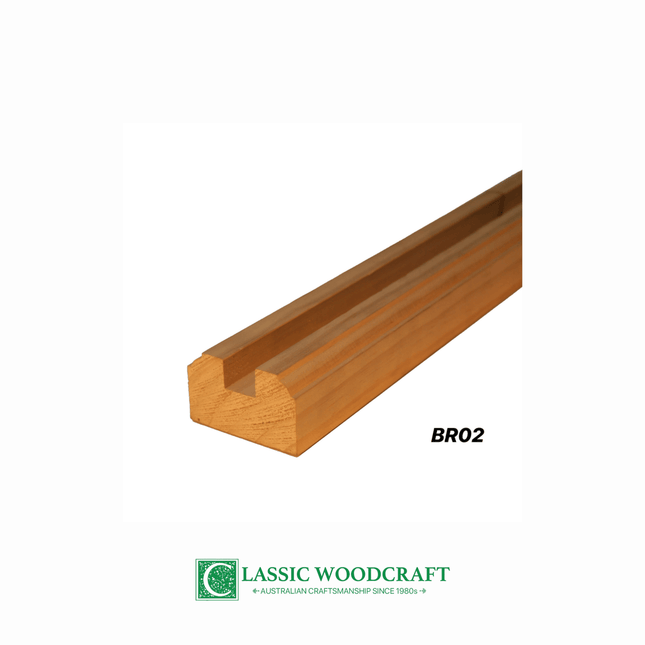 BR02, Balustrade Bottom Rail 66 x 42mm x 5.4m, 19mm Rebate