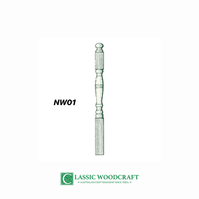 Newel Post NW01 — LOSP Treated Pine