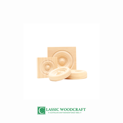 Timber Rosette — Carved Round Motif