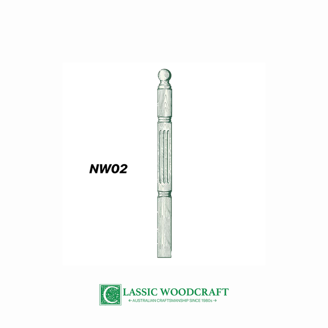 Newel Post NW02 — LOSP Treated Pine