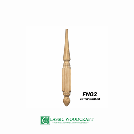 FN02, Timber Finial LOSP Treated Pine