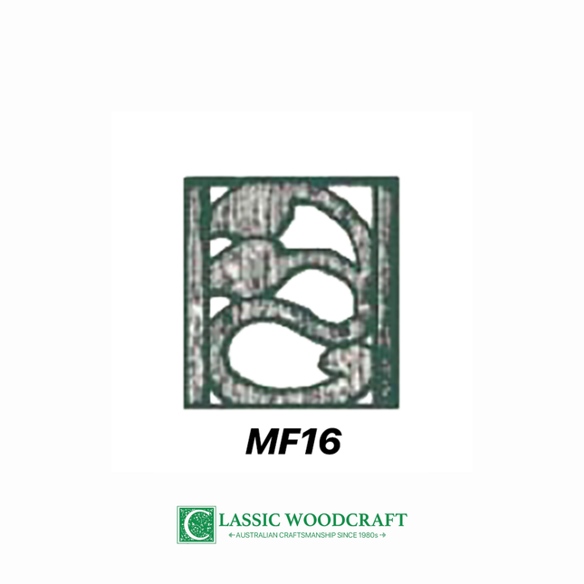Router-Cut Timber Motif MF16