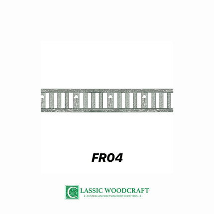 FR04, Frieze 300mm High, Slats & Motifs
