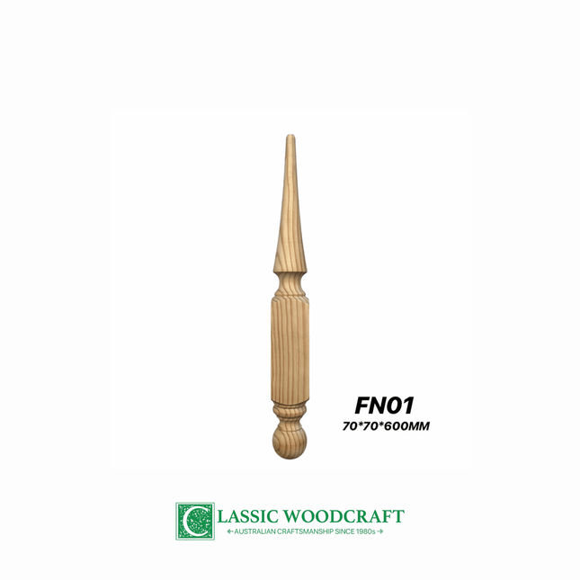 FN01, Timber Finial LOSP Treated Pine
