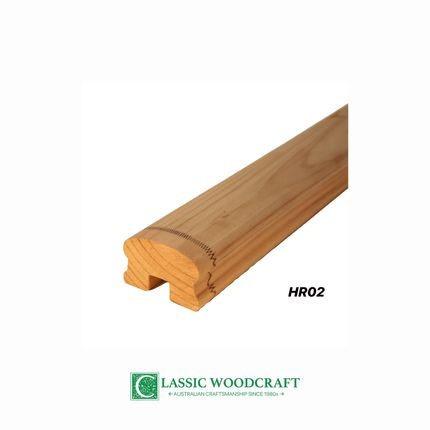 HR02, Balustrade Handrail 66 x 42mm x 5.4m