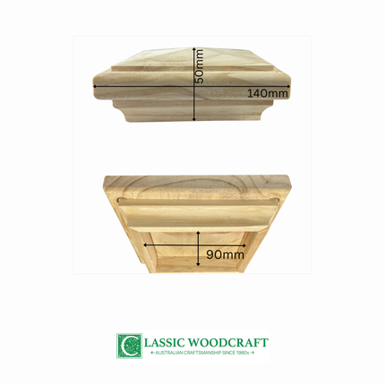 PC05, Fence Post Capitals (In LOSP treated Pine)
