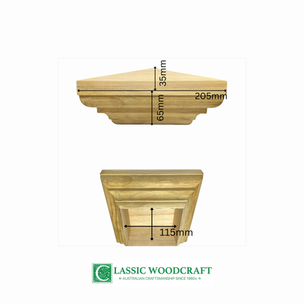 PC08, Fence Post Capitals (In LOSP treated Pine)