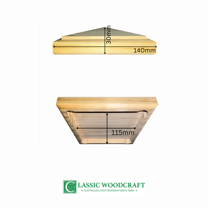 PC06, Fence Post Capitals (In LOSP treated Pine)