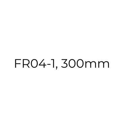 FR04-1, 300mm high with PLAIN slats (45 x 19mm) & no motifs (55MM GAP)