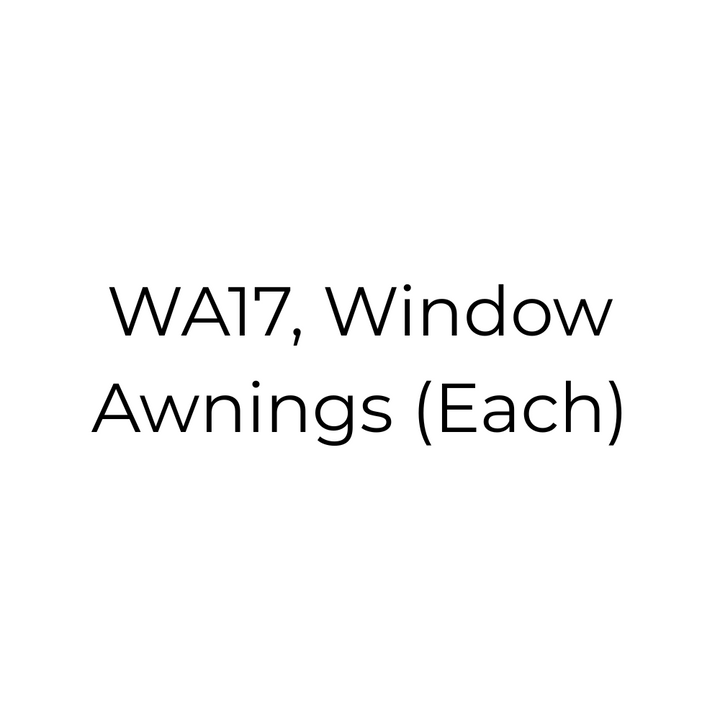 WA17, Window Awnings (Each) – Classic Woodcraft