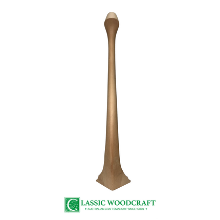 QA009, 24" 609mm  Beech cabriole leg