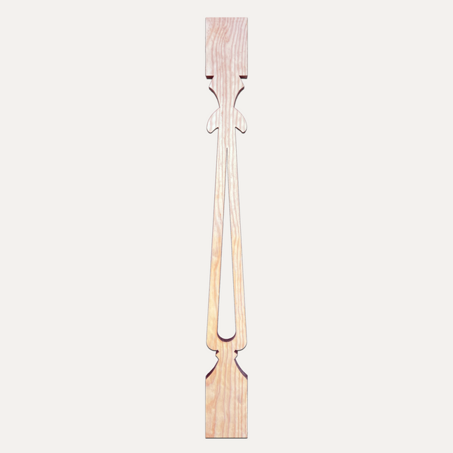MB03 | Balustrading Slats with Motifs (each) in LOSP Pine (Treated)