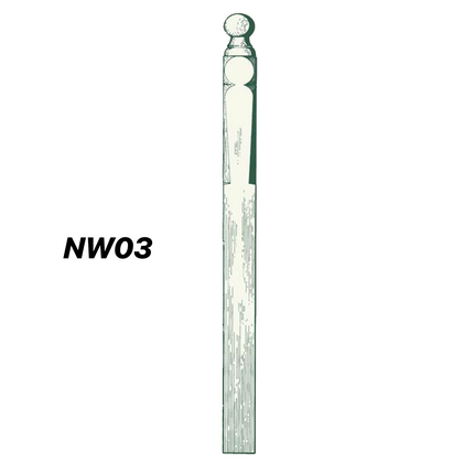Nw Post NW03, Newel Posts in LOSP Pine – Classic Woodcraft