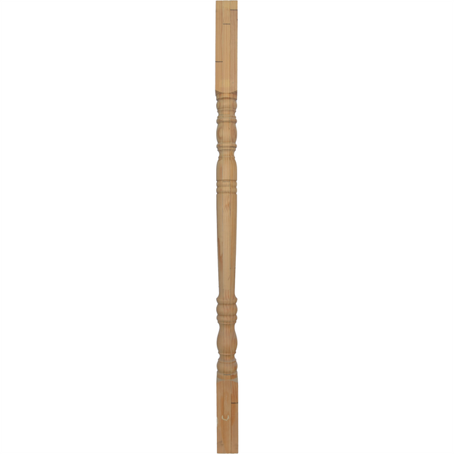 VP01 LOSP treated pine turned verandah post, 115mm, Victorian heritage timber post