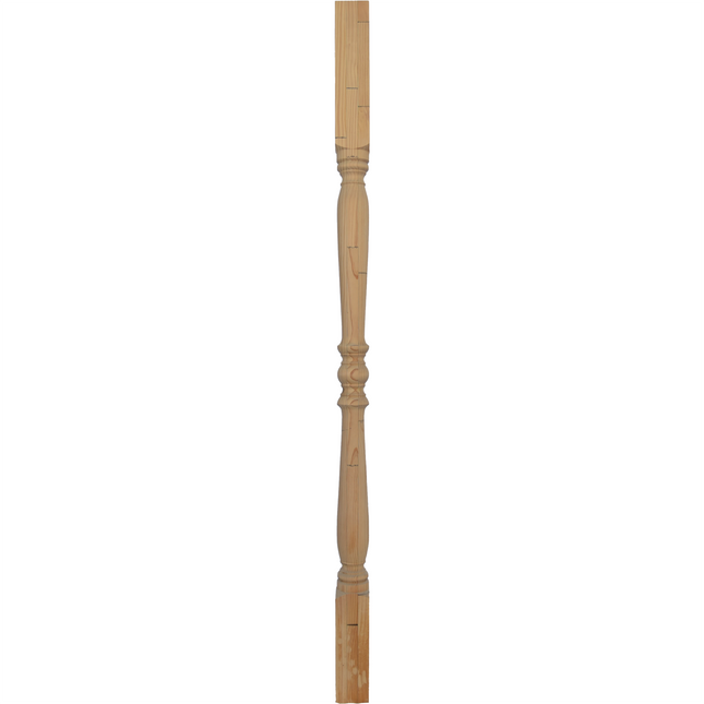 VP02 LOSP treated pine turned verandah post, 115mm, Victorian heritage timber post