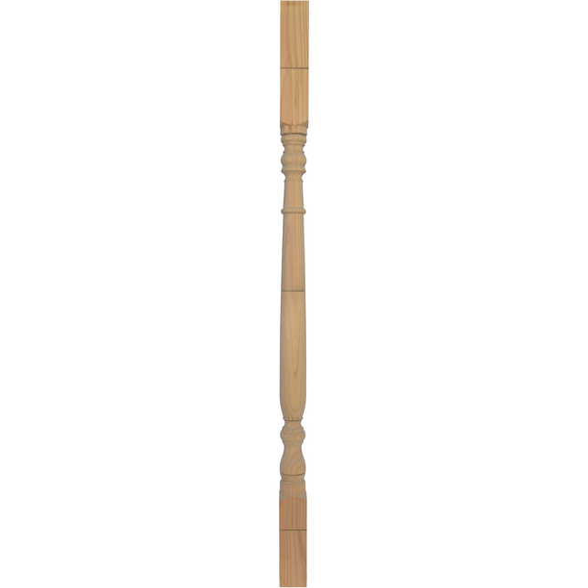 VP03 LOSP treated pine turned verandah post, 90mm, Victorian heritage timber post