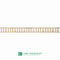 Clearance timber frieze, 250mm high, slats with MF10 tulip motif
